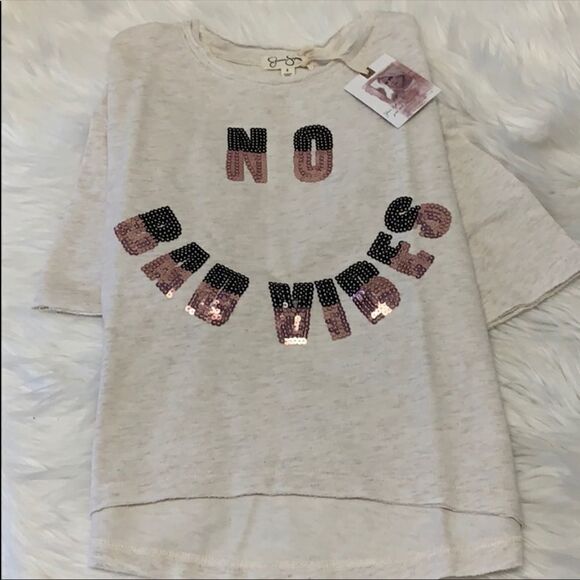 Jessica Simpson Girls “no bad vibes” Shirt - Picture 1 of 8